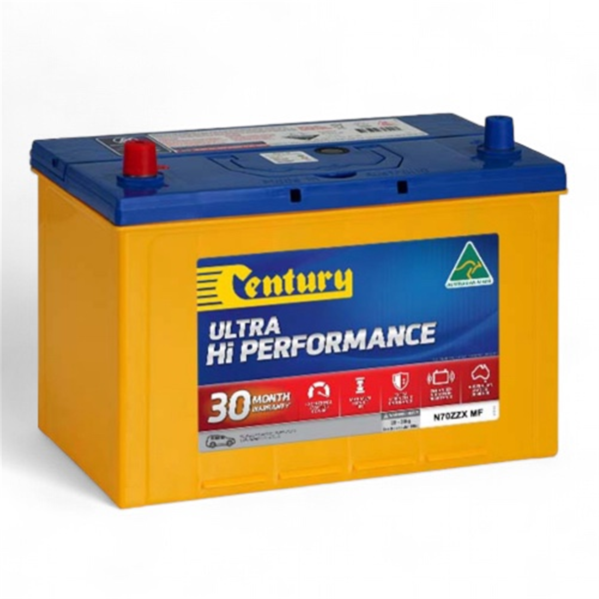 CENTURY ULTRA HI PERFORMANCE BATTERY N70ZZX MF