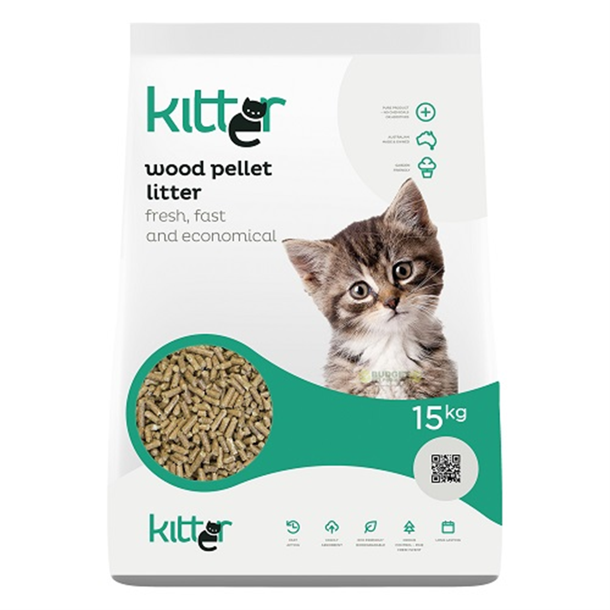 KITTER PET LITTER 15KG