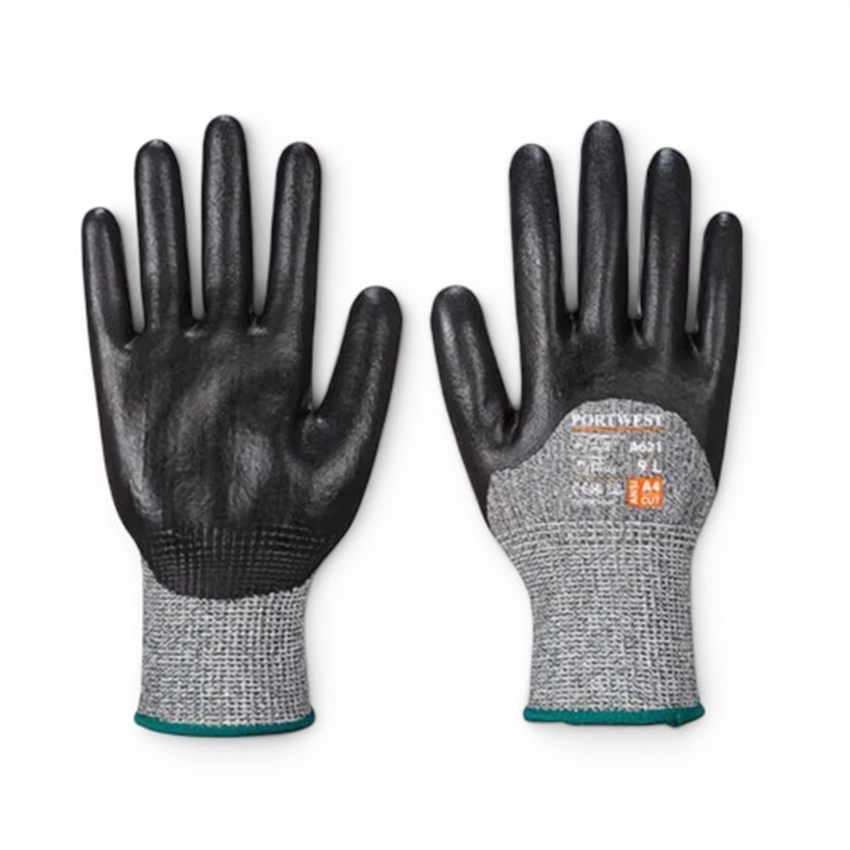 PORTWEST A621 3/4 CUT NITRILE FOAM GLOVE XL