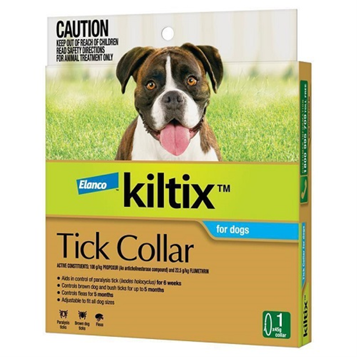 KILTIX TICK COLLAR FOR DOGS