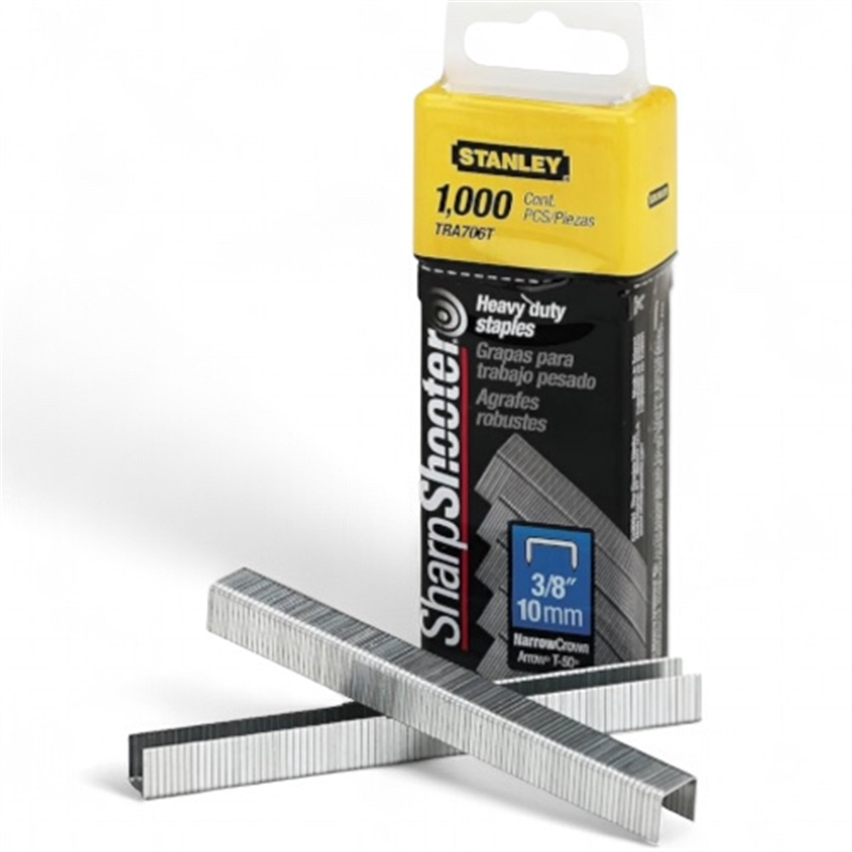 STANLEY STAPLES H/DUTY 3/8" 10MM PK1000