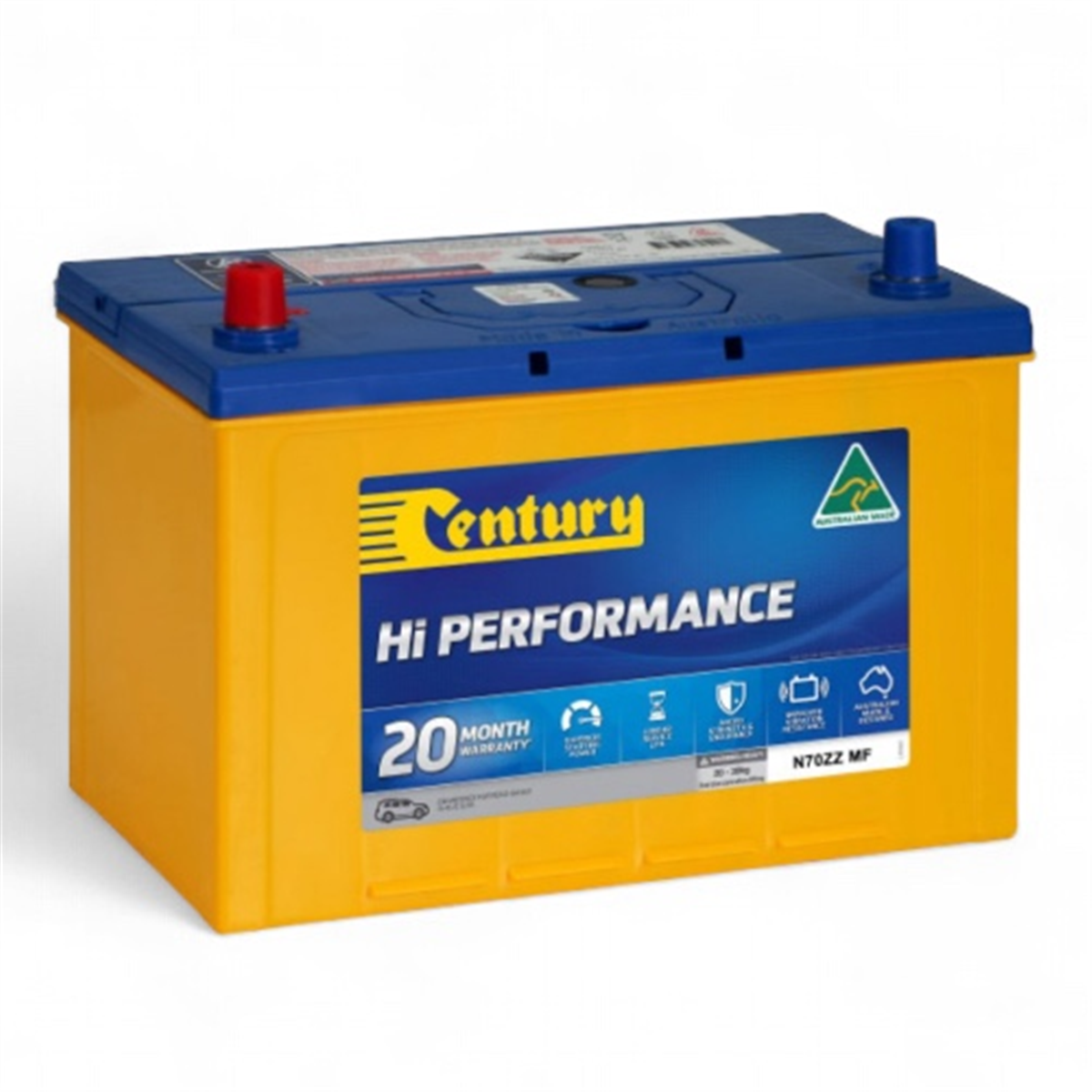 CENTURY HI PERFORMANCE BATTERY N70ZZ MF
