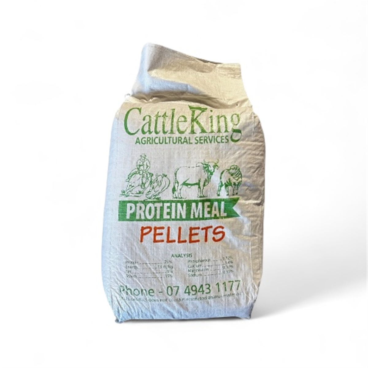 CATTLE KING PROTEIN MEAL PELLETS 25KG