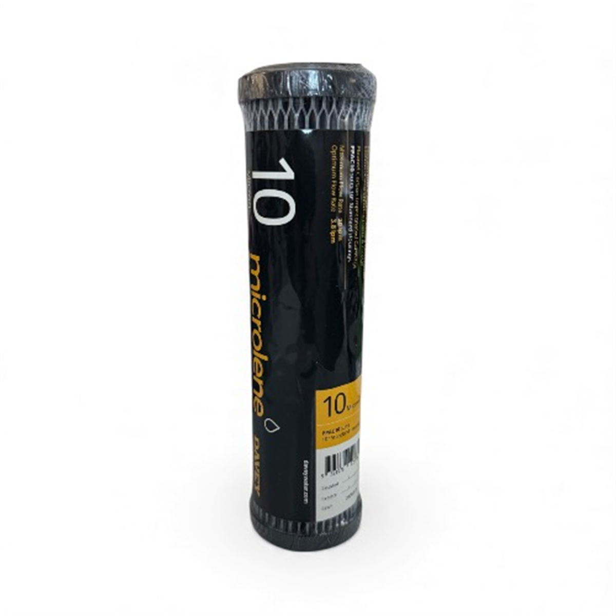 DAVEY MICROLENE PLEATED CARBON FILTER CARTRIDGE IMP 10" X 2.5" 10MICRON PPAC10
