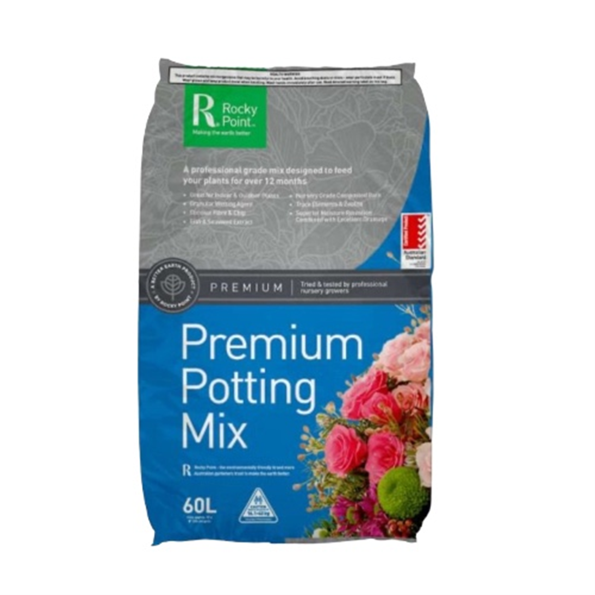 ROCKY POINT PREMIUM POTTING MIX 60LT