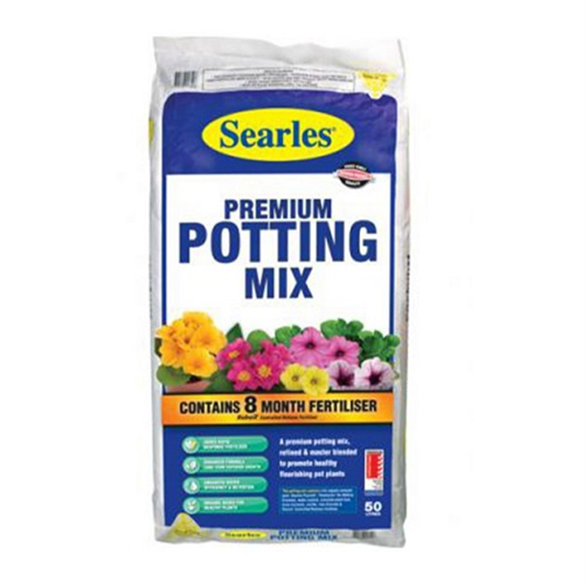 SEARLES PREMIUM POTTING MIX 50LT
