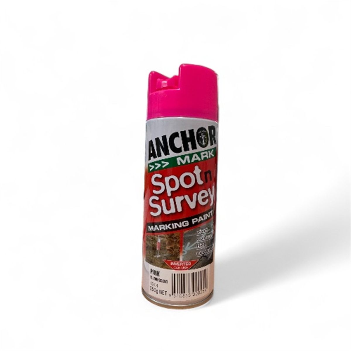 ANCHOR SPOT N SURVEY MARKING PAINT FLUORESCENT PINK 350GM