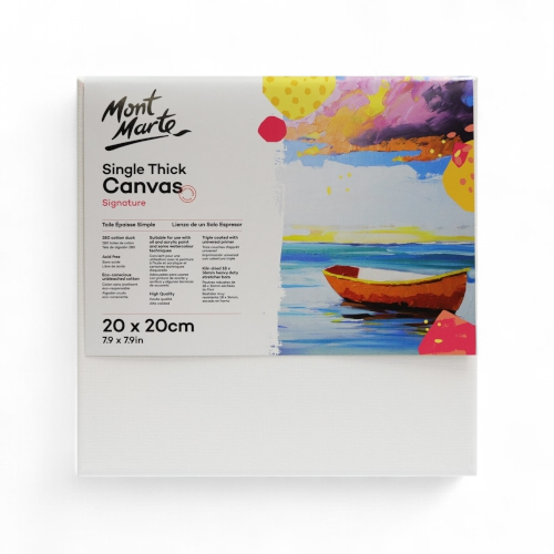 MONT MARTE SINGLE THICK CANVAS 20CM X 20XM