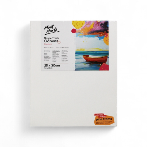 MONT MARTE SINGLE THICK CANVAS 25CM X 30CM