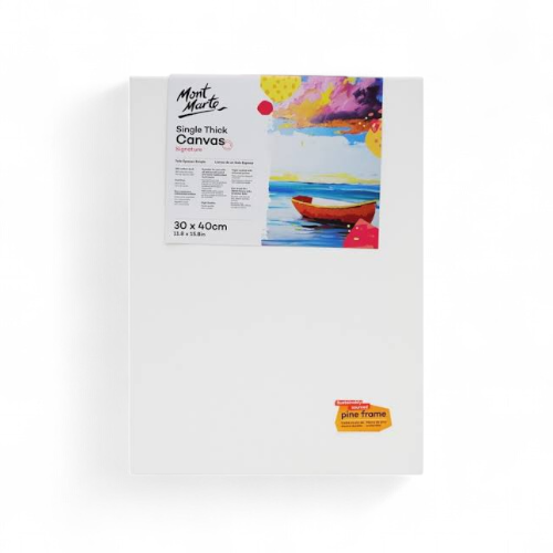 MONT MARTE SINGLE THICK CANVAS 30CM X 40CM
