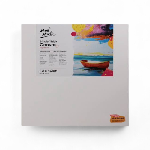 MONT MARTE SINGLE THICK CANVAS 40CM X 40CM