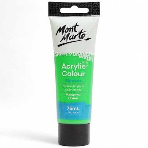 MONT MARTE ACRYLIC PAINT 75ML MONASTRAL GREEN