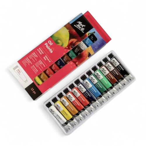 MONT MARTE OIL PAINT SET 12PC X 12ML