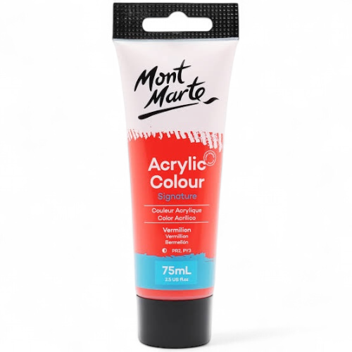 MONT MARTE ACRYLIC PAINT 75ML VERMILION