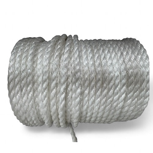 BREMICK SUPER SILVER POLY FILM ROPE WHITE 10MM PER METRE