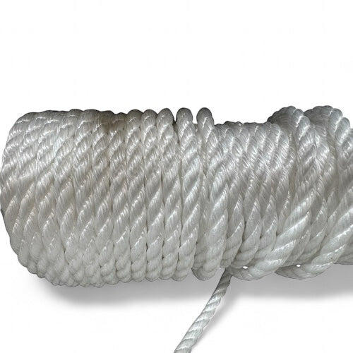 BREMICK SUPER SILVER POLY FILM ROPE WHITE 12MM PER METRE