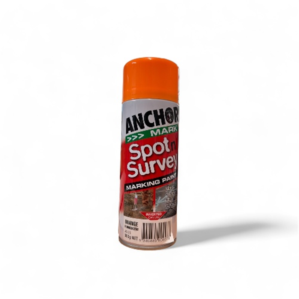 ANCHOR SPOT N SURVEY MARKING PAINT FLUORESCENT ORANGE 350GM