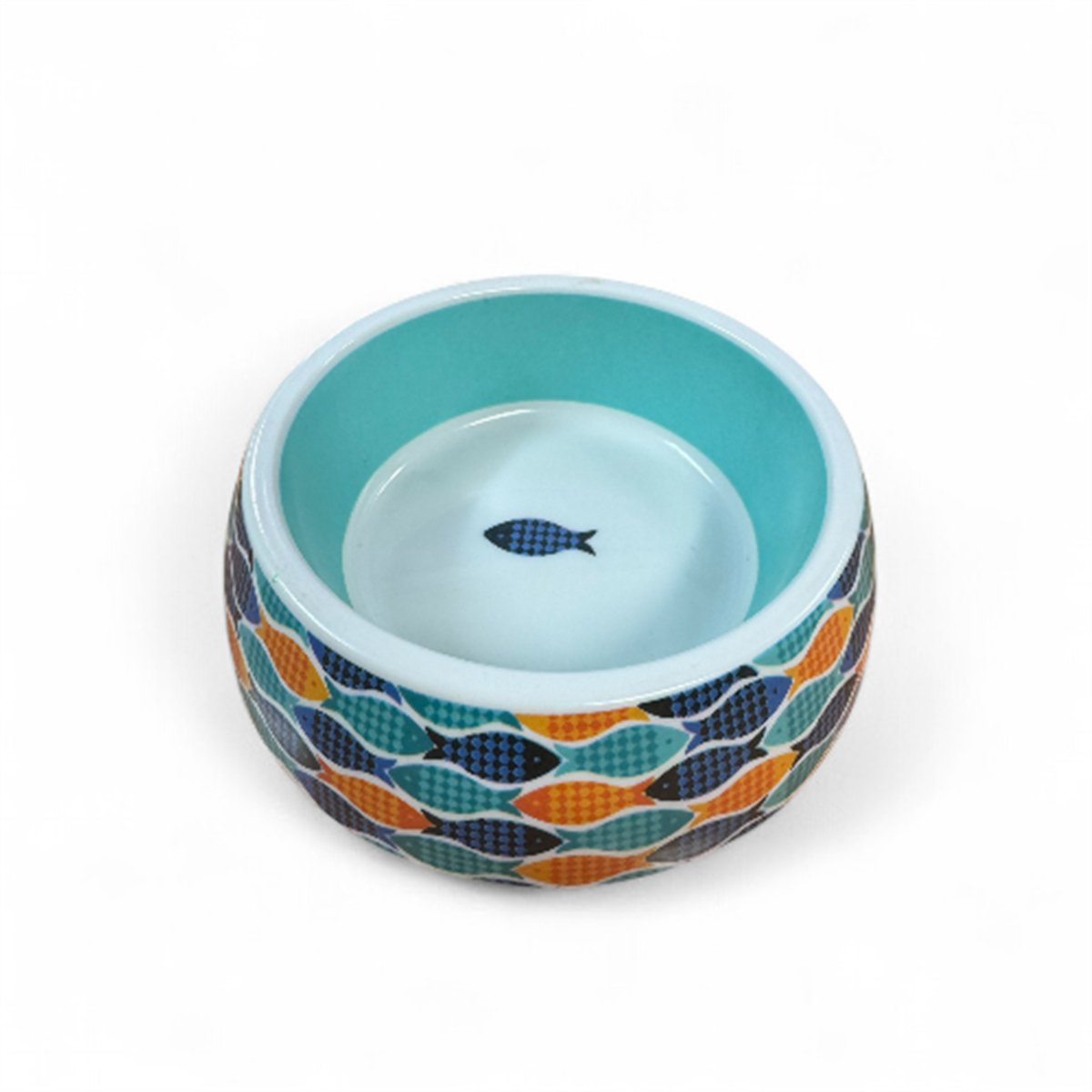 SIMPLY CAT DOUBLE WALL MELAMINE CAT BOWL