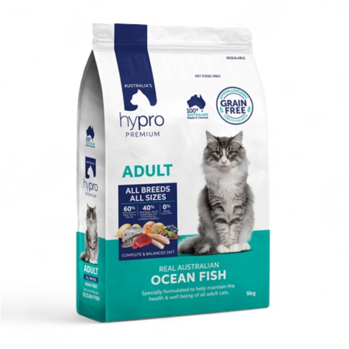 HYPRO PREMIUM CAT FOOD OCEAN FISH 9KG