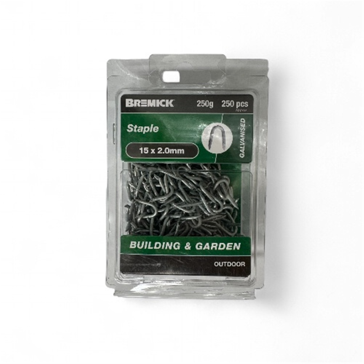 BREMICK STAPLE 2MM X 15MM 250GM GAL
