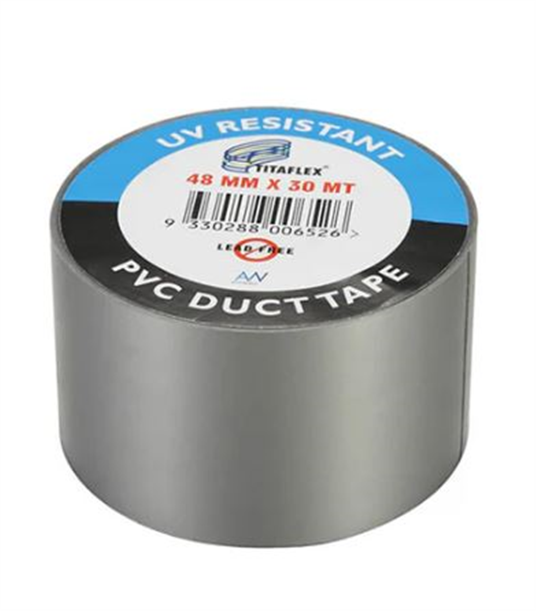 PVC DUCT TAPE SILVER 48MM X 30M