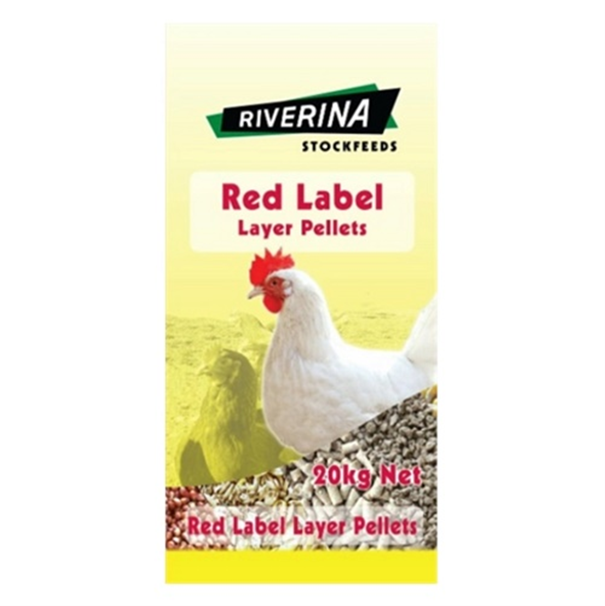 RIVERINA RED LABEL LAYER PELLETS 20KG