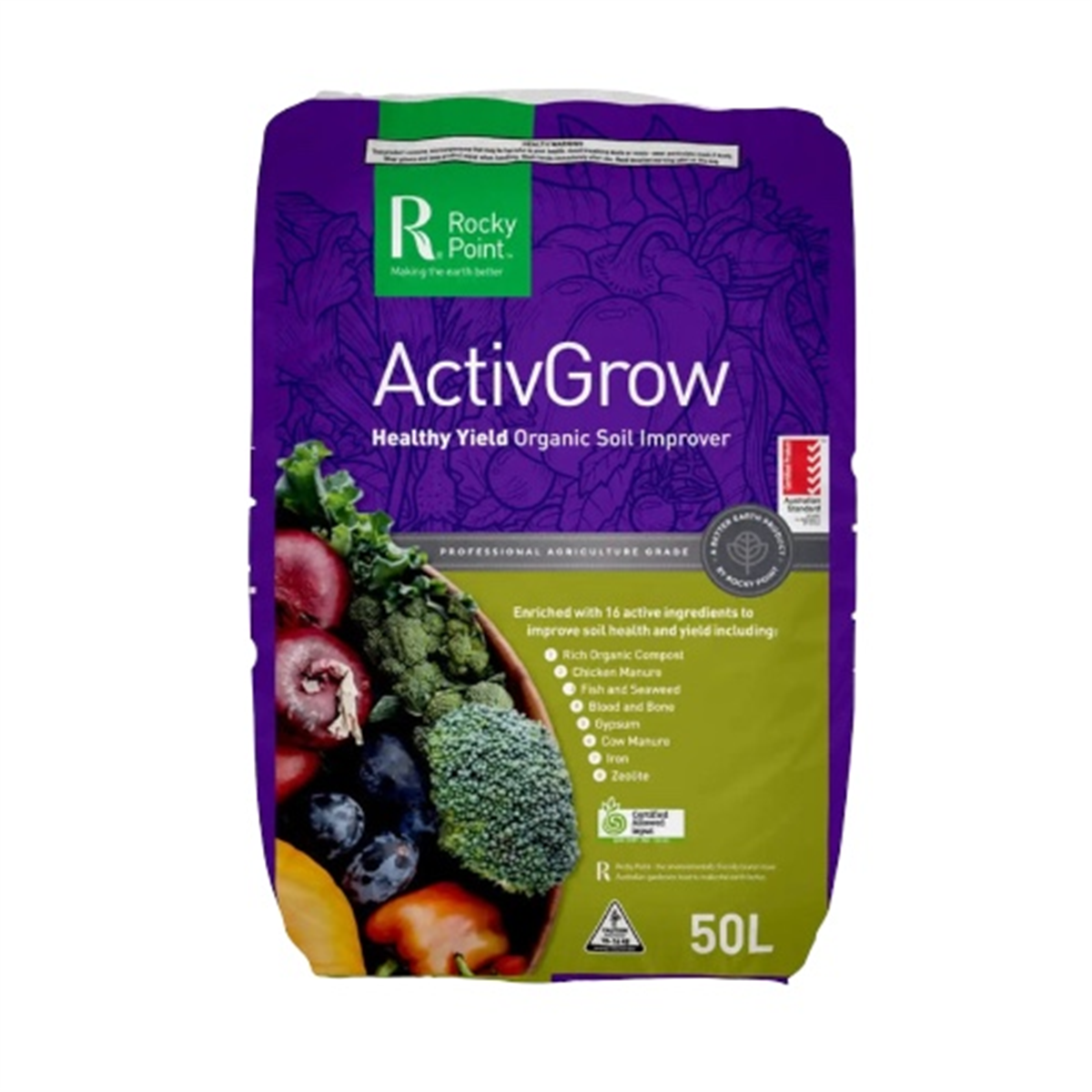 ACTIVGROW SOIL CONDITIONER 30LT ROCKY POINT