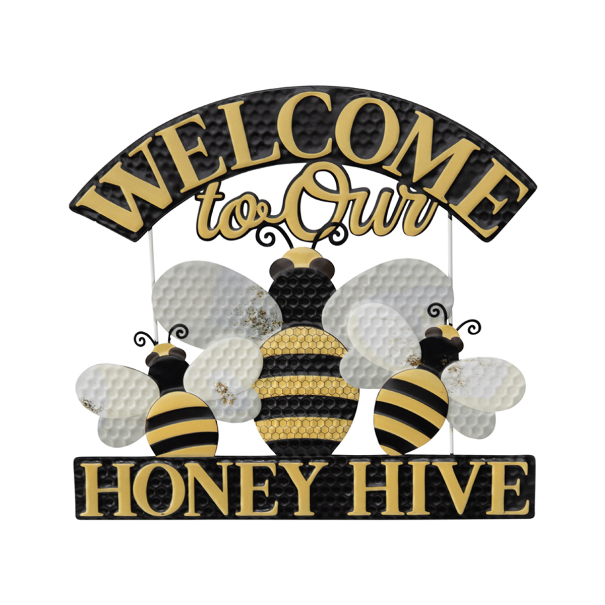 WALL SIGN 'WELCOME TO OUR HONEY HIVE'