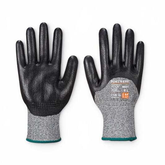 PORTWEST A621 3/4 CUT NITRILE FOAM GLOVE XL
