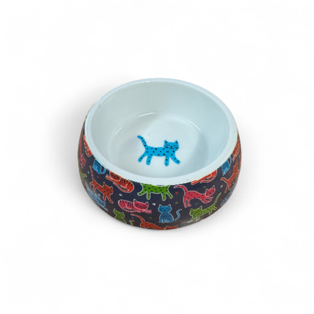 SIMPLY CAT DOUBLE WALL MELAMINE CAT BOWL