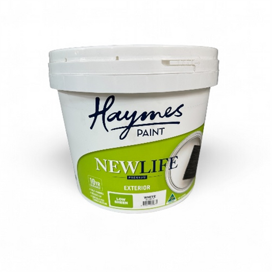 HAYMES NEW LIFE LOW SHEEN EXTERIOR WHITE 10LT