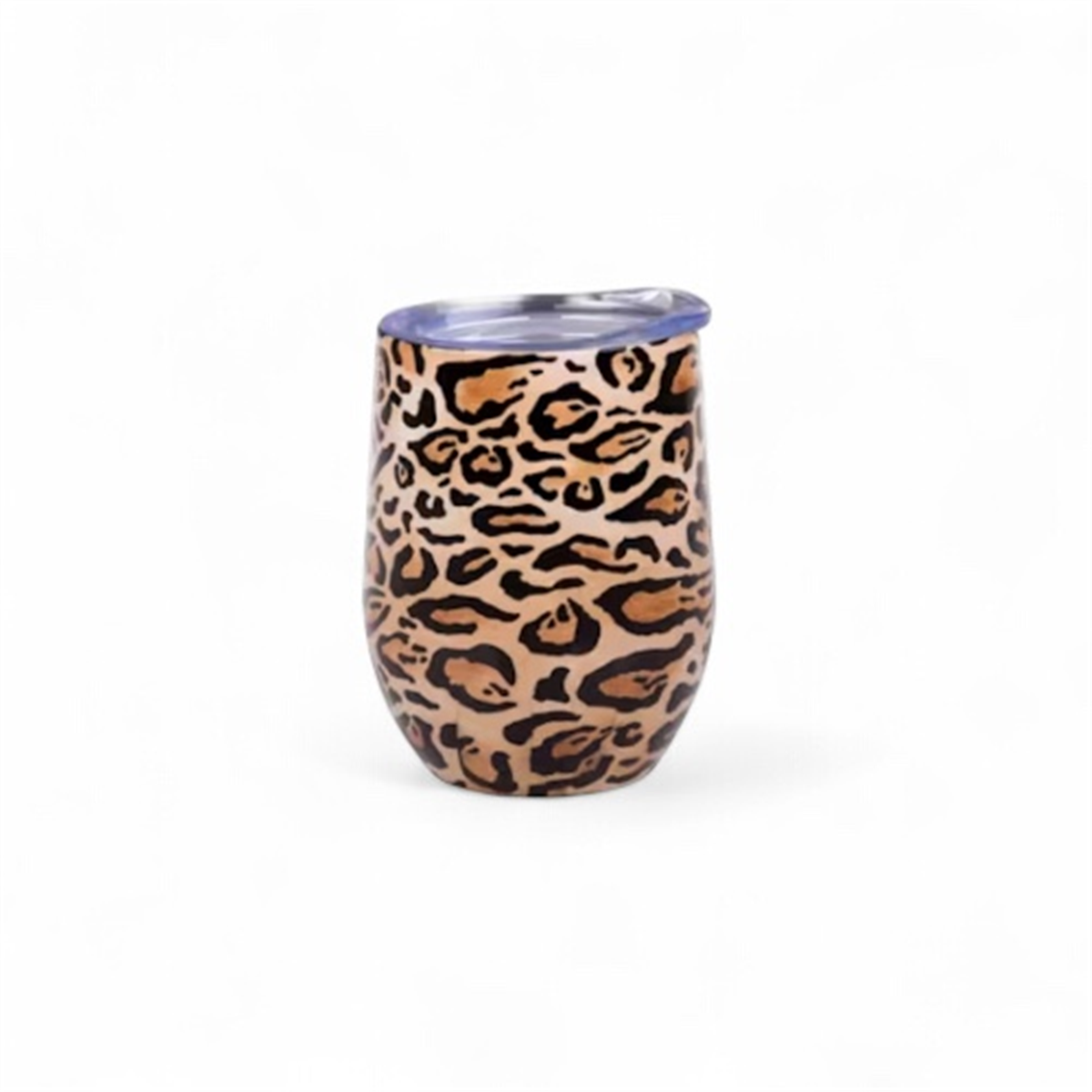 OASIS WINE TUMBLER 330ML LEOPARD PRINT