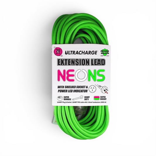 ULTRACHARGE NEONS 20MT H/DUTY EXTENSION LEAD UR240/20N