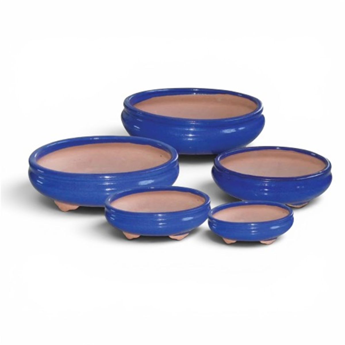 IZUMI BLUE OVAL BONSAI POT SMALL
