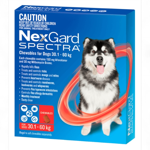 NEXGARD SPECTRA 30.1KG - 60KG 3PK