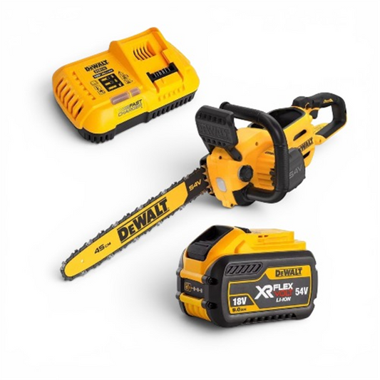 DEWALT 54V FLEXVOLT CHAINSAW KIT 9.0AH 450MM