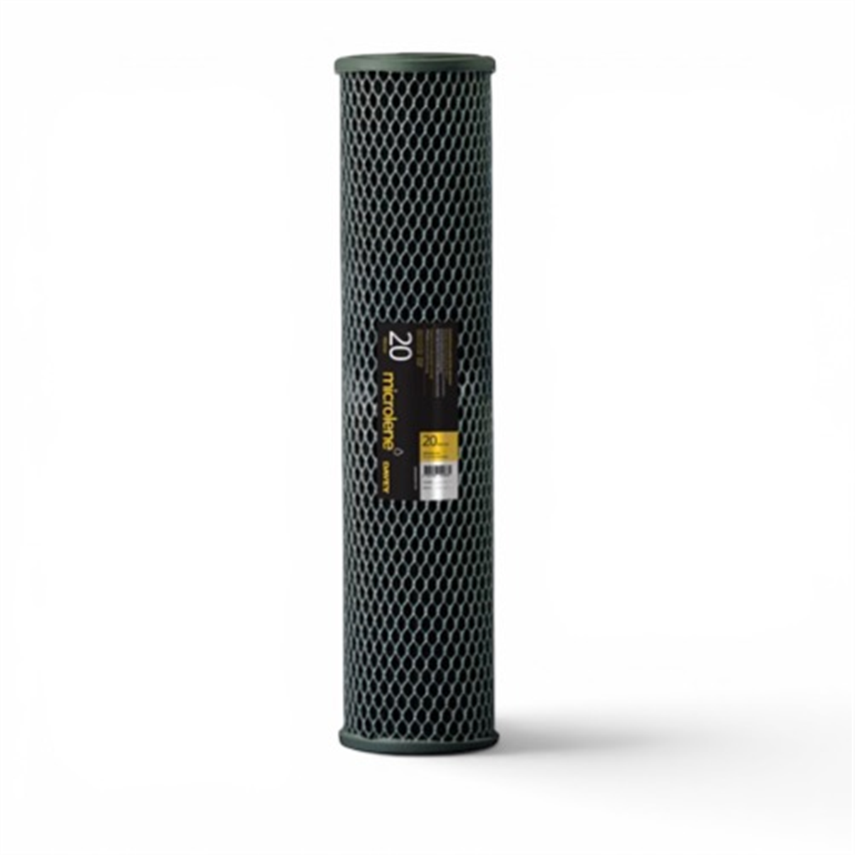 DAVEY MICROLENE JUMBO POLY PLEATED CARBON FILTER 20" X 4.5" 10MICRON PPAC20J
