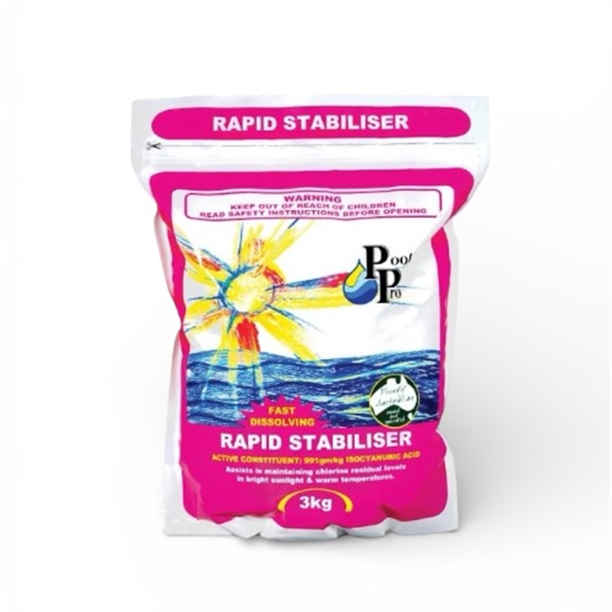 POOL PRO RAPID STABILISER 3KG