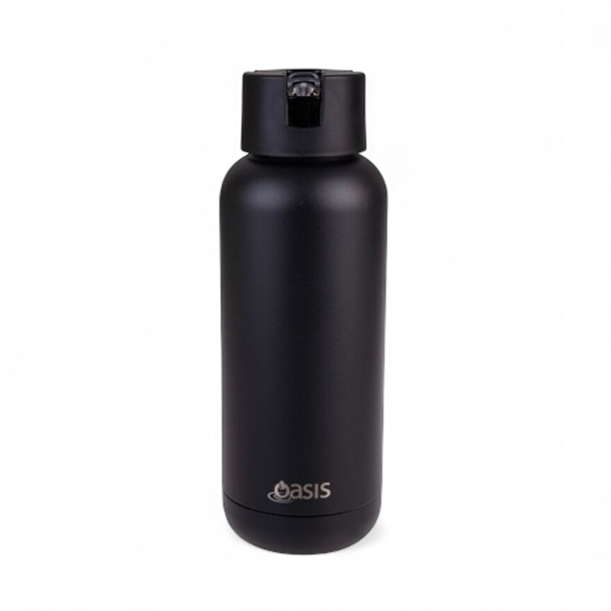 OASIS MODA CERAMIC LINED DRINK BOTTLE 1LT BLACK