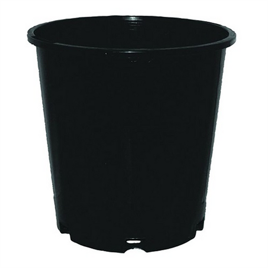 BLACK POT 140MM - SLIMLINE