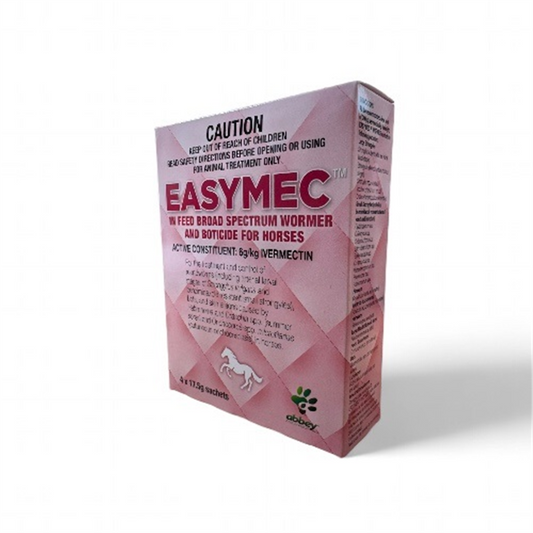 EASYMEC WORMER & BOTICIDE FOR HORSES 4 X 17.5GM SACHETS